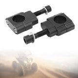 Maxbell 28mm Handlebar Bar Mount Clamp Riser for Motorbike Motocross Dirt Bikes Black