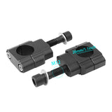 Maxbell 28mm Handlebar Bar Mount Clamp Riser for Motorbike Motocross Dirt Bikes Black