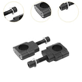 Maxbell 28mm Handlebar Bar Mount Clamp Riser for Motorbike Motocross Dirt Bikes Black