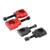Maxbell 28mm Handlebar Bar Mount Clamp Riser for Motorbike Motocross Dirt Bikes Black