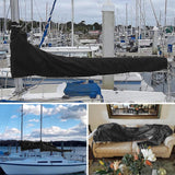Maxbell Mainsail Boom Cover Foldable Easy to Use Weatherproof PU Coated Oxford Cloth 9 to 10 FT