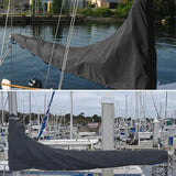 Maxbell Mainsail Boom Cover Foldable Easy to Use Weatherproof PU Coated Oxford Cloth 10 to 11 FT