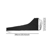 Maxbell Mainsail Boom Cover Foldable Easy to Use Weatherproof PU Coated Oxford Cloth 12 to 13 FT