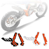 Maxbell Motorcycle Frame Guards Grip Hard Shell Side Protection Cover for Ktm Orange and Black