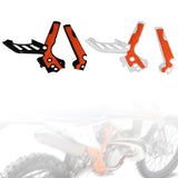 Maxbell Motorcycle Frame Guards Grip Hard Shell Side Protection Cover for Ktm Orange and Black