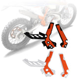 Maxbell Motorcycle Frame Guards Grip Hard Shell Side Protection Cover for Ktm Orange and Black