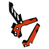 Maxbell Motorcycle Frame Guards Grip Hard Shell Side Protection Cover for Ktm Orange and Black