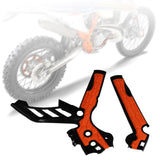 Maxbell Motorcycle Frame Guards Grip Hard Shell Side Protection Cover for Ktm Orange and Black