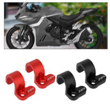 Maxbell 2 Pieces Rear Brake Hose Guide Clamp Sturdy for Cars XR600 XR650 XR400R Red