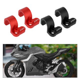 Maxbell 2 Pieces Rear Brake Hose Guide Clamp Sturdy for Cars XR600 XR650 XR400R Red