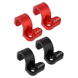 Maxbell 2 Pieces Rear Brake Hose Guide Clamp Sturdy for Cars XR600 XR650 XR400R Red
