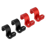 Maxbell 2 Pieces Rear Brake Hose Guide Clamp Sturdy for Cars XR600 XR650 XR400R Red