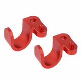 Maxbell 2 Pieces Rear Brake Hose Guide Clamp Sturdy for Cars XR600 XR650 XR400R Red