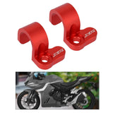 Maxbell 2 Pieces Rear Brake Hose Guide Clamp Sturdy for Cars XR600 XR650 XR400R Red