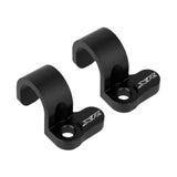 Maxbell 2 Pieces Rear Brake Hose Guide Clamp Sturdy for Cars XR600 XR650 XR400R Black