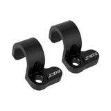 Maxbell 2 Pieces Rear Brake Hose Guide Clamp Sturdy for Cars XR600 XR650 XR400R Black