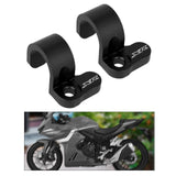 Maxbell 2 Pieces Rear Brake Hose Guide Clamp Sturdy for Cars XR600 XR650 XR400R Black