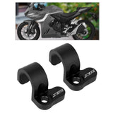 Maxbell 2 Pieces Rear Brake Hose Guide Clamp Sturdy for Cars XR600 XR650 XR400R Black