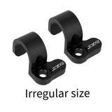 Maxbell 2 Pieces Rear Brake Hose Guide Clamp Sturdy for Cars XR600 XR650 XR400R Black