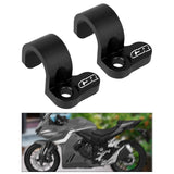Maxbell Rear Brake Line Clamps Motorcycle Parts Brake Hose Snap Clamp for Honda Black