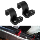 Maxbell Rear Brake Line Clamps Motorcycle Parts Brake Hose Snap Clamp for Honda Black