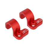 Maxbell Rear Brake Line Clamps Motorcycle Parts Brake Hose Snap Clamp for Honda Red