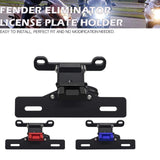 Maxbell Motorcycle License Plate Mount Replacement for Suzuki GSX1300R Hayabusa Black