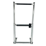 Maxbell 2 Step Telescoping Marine Ladder Non Slip for Pontoon Boat Yacht Dinghy