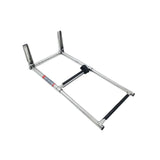 Maxbell 2 Step Telescoping Marine Ladder Non Slip for Pontoon Boat Yacht Dinghy