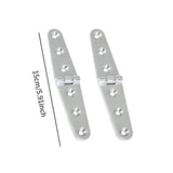 Maxbell Stainless Steel Boat Hinge Smooth Mount Hardware for Ship Outdoor Yacht