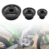 Maxbell Engine Timing Cap Oil Screw Motor Accessory Rust Resistant Crankcase Cover Black