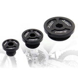 Maxbell Engine Timing Cap Oil Screw Motor Accessory Rust Resistant Crankcase Cover Black