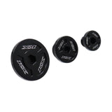 Maxbell Engine Timing Cap Oil Screw Motor Accessory Rust Resistant Crankcase Cover Black