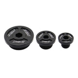 Maxbell Engine Timing Cap Oil Screw Motor Accessory Rust Resistant Crankcase Cover Black