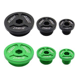 Maxbell Engine Timing Cap Oil Screw Motor Accessory Rust Resistant Crankcase Cover Black