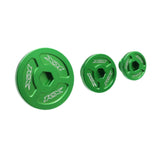 Maxbell Engine Timing Cap Oil Screw Motor Accessory Rust Resistant Crankcase Cover Green