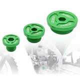 Maxbell Engine Timing Cap Oil Screw Motor Accessory Rust Resistant Crankcase Cover Green