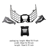 Maxbell Motorcycle Headlight Protection Cover Replacement Mesh Cover for Zontes 368G