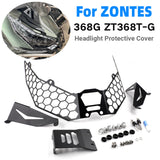 Maxbell Motorcycle Headlight Protection Cover Replacement Mesh Cover for Zontes 368G