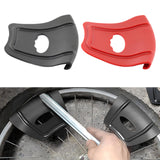 Maxbell Motorcycle Rim Protector Sturdy Rim Protector for Motorcycle Bike Parts Black