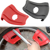 Maxbell Motorcycle Rim Protector Sturdy Rim Protector for Motorcycle Bike Parts Black