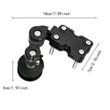 Maxbell Motorcycle Chain Adjuster Universal Premium High Performance Tensioner Guide Black