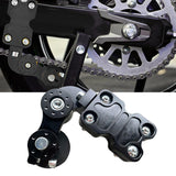 Maxbell Motorcycle Chain Adjuster Universal Premium High Performance Tensioner Guide Black