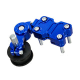 Maxbell Motorcycle Chain Adjuster Universal Premium High Performance Tensioner Guide Blue