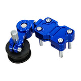 Maxbell Motorcycle Chain Adjuster Universal Premium High Performance Tensioner Guide Blue