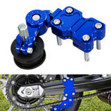 Maxbell Motorcycle Chain Adjuster Universal Premium High Performance Tensioner Guide Blue
