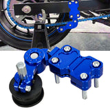 Maxbell Motorcycle Chain Adjuster Universal Premium High Performance Tensioner Guide Blue