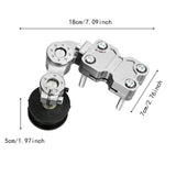 Maxbell Motorcycle Chain Adjuster Universal Premium High Performance Tensioner Guide Silver