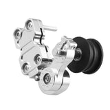 Maxbell Motorcycle Chain Adjuster Universal Premium High Performance Tensioner Guide Silver
