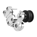 Maxbell Motorcycle Chain Adjuster Universal Premium High Performance Tensioner Guide Silver